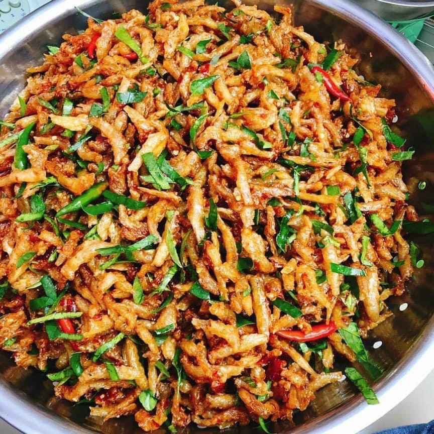 [NGON] CÁ CƠM RIM LÁ CHANH - HỦ 250Gram