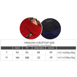 ÁO VIÊN LĨNH CROPTOP