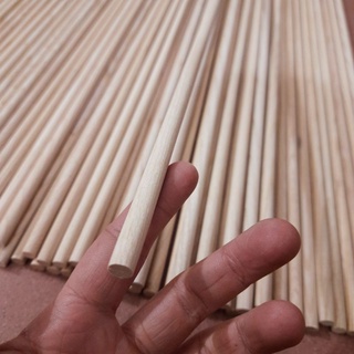 ( HÀNG ĐẸP) Thanh Gỗ Tròn Phi 8mm Gỗ Tần Bì ( nhỏ hơn ngón út