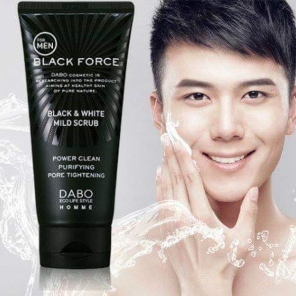 Sữa Rửa Mặt DABO Black Force Ngừa Mụn Dành Cho Nam 120ml
