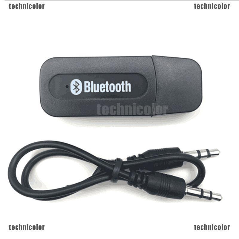 Thiết bị nhận tín hiệu âm thanh Bluetooth USB không dây kèm dây cáp 3.5mm