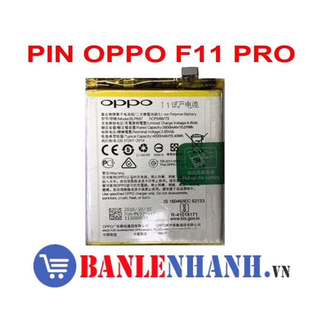 PIN OPPO F11 PRO