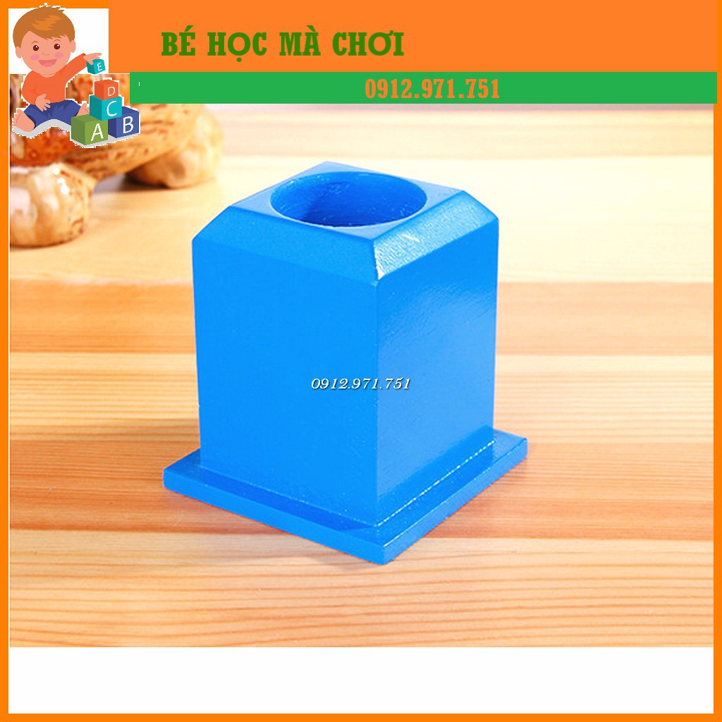 Giáo cụ Montessori - 11 ống đựng bút