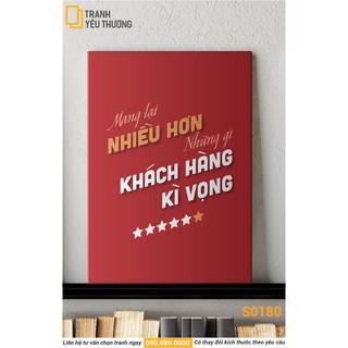 Tranh văn phòng tạo động lực - mang lại nhiều hơn những gì khách hàng kì vọng