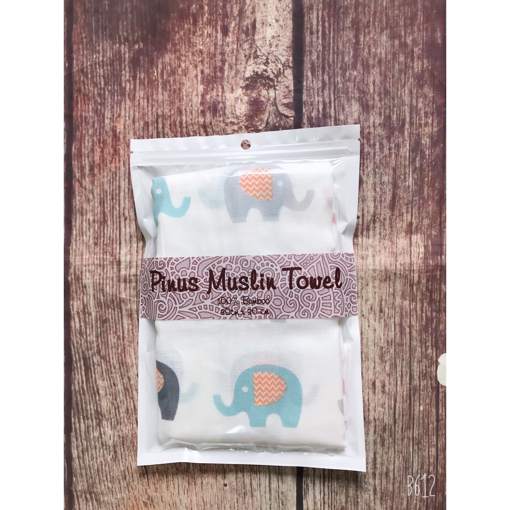 Khăn Xô Sữa Sợi Tre Cho Bé Thị Nắng Store chất Cotton Organic mềm mịn, không bụi vải an toàn cho bé 30x30cm tiện lợi