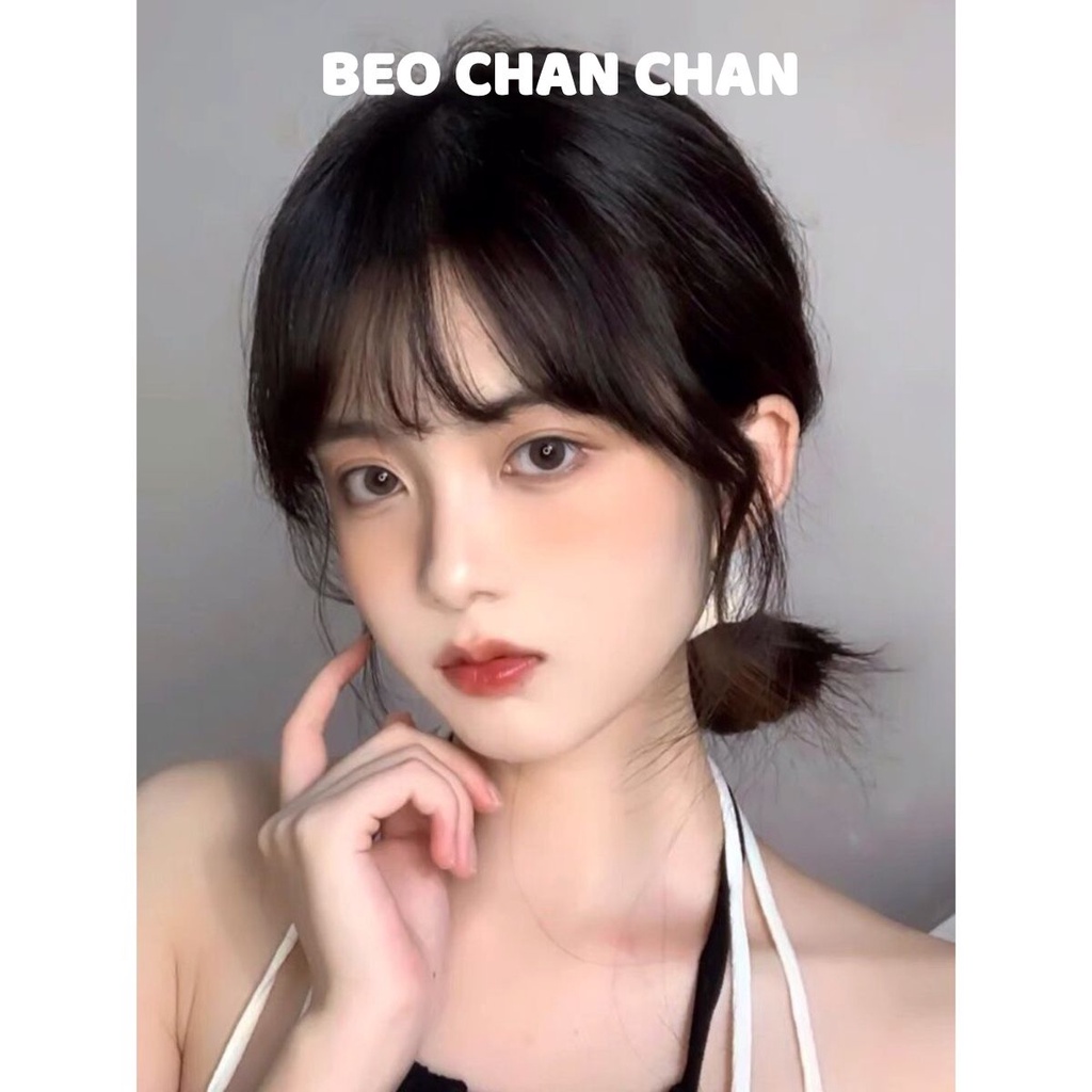 Tóc Mái Giả Làm Từ Tóc Tơ Nhật Kiểu Mái Thưa Hàn Quốc Tóc Giả Phù Hợp Mọi Lứa Tuổi
