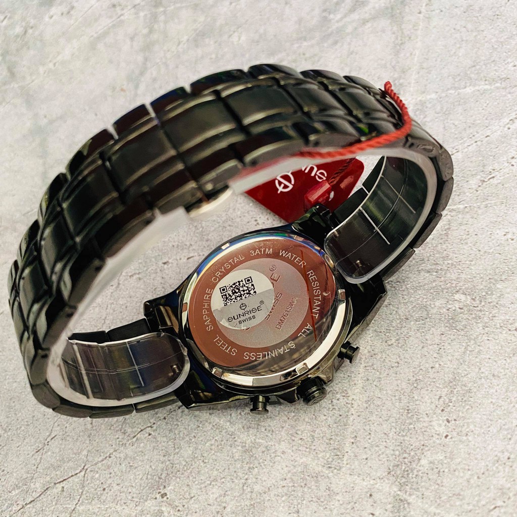 Đồng hồ Sunrise Nam chính hãng Nhật Bản M761SWA.DB.D - kính saphire chống trầy - Bảo