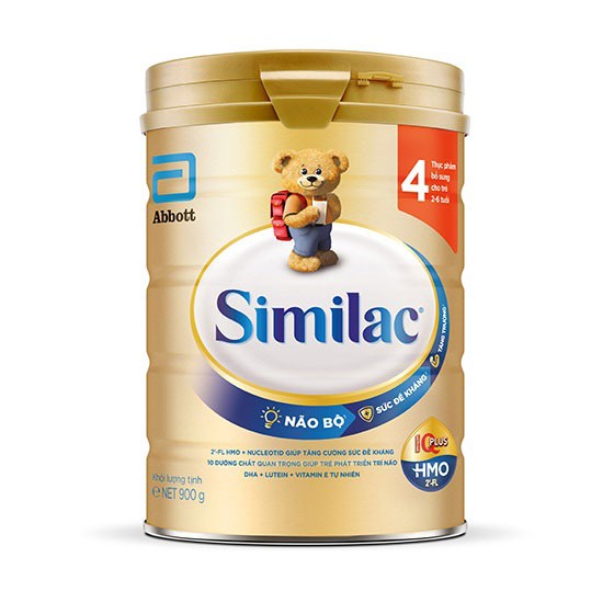 Sữa Bột Similac 4 900g HMO (dành cho bé 2 tuổi trở lên)-HSD 04/11/2023