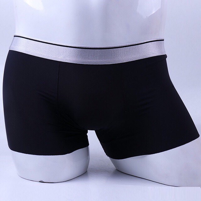 Quần Sịp Đùi Thun Lạnh Co Giãn 4 Chiều Cao Cấp, Quần Lót Nam Boxer Cạp To Chất Thun Lạnh Siêu Mát QN03