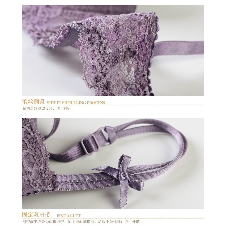 Bộ đồ lót Varsbaby phối ren gợi cảm thời trang cho nữ