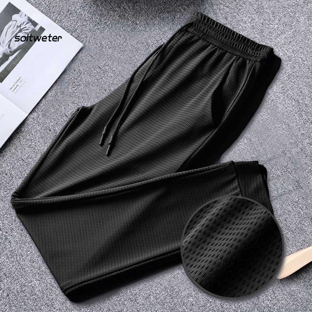 Quần Thể Thao Dây Rút Mau Khô Có Túi Tiện Lợi