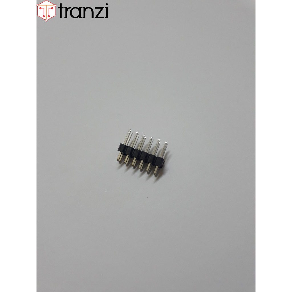 Giăm cắm 2.54mm đôi đực thẳng 2x6P 11.34mm đen - túi 20 cái