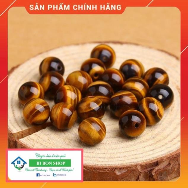 *HOT* Hạt tròn Tiger's Eye làm đồ handmade