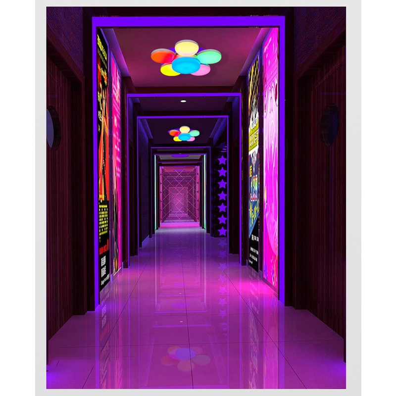 Đèn trần LICER thiết kế 3/ 5 cánh 280/ 150 bóng LED đui E27 tiết kiệm điện chiếu sáng cho gia đình