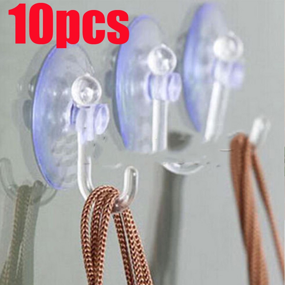 10 Móc treo kiểu giắc hút gắn tường nhà tắm/ nhà bếp