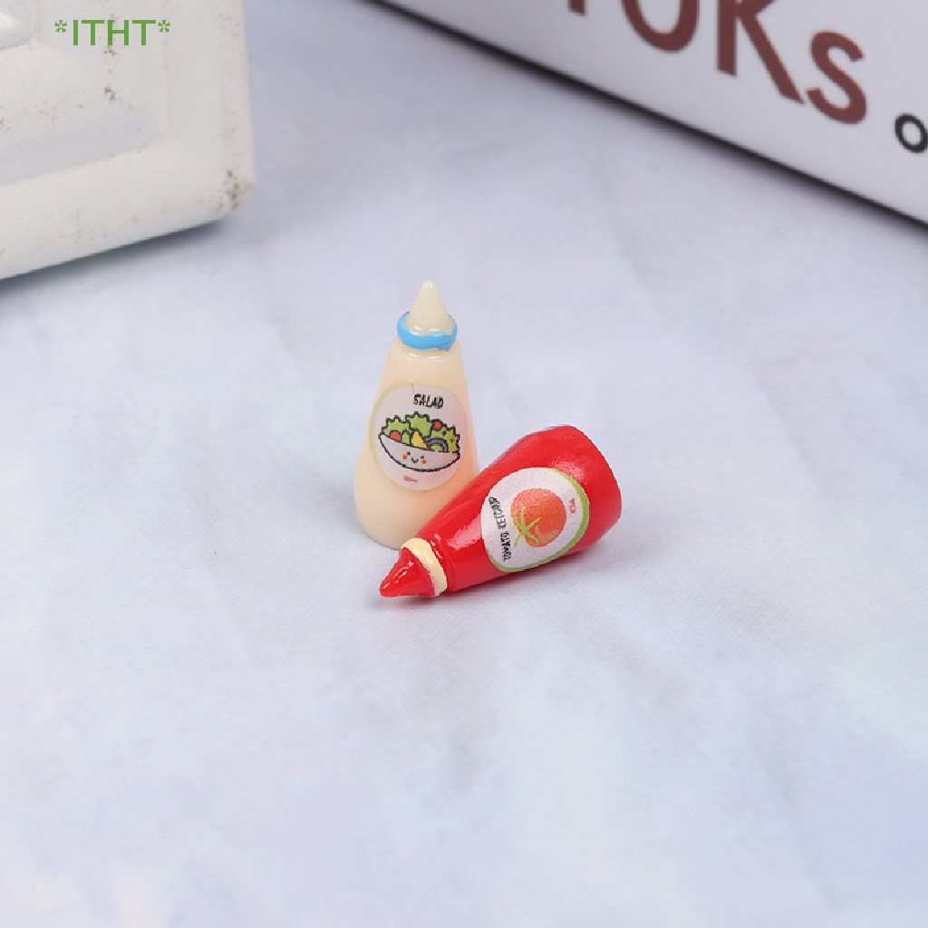 Bộ 4 Món Đồ Chơi Làm Salad Tỉ Lệ 1: 12 Cho Nhà Búp Bê Mới