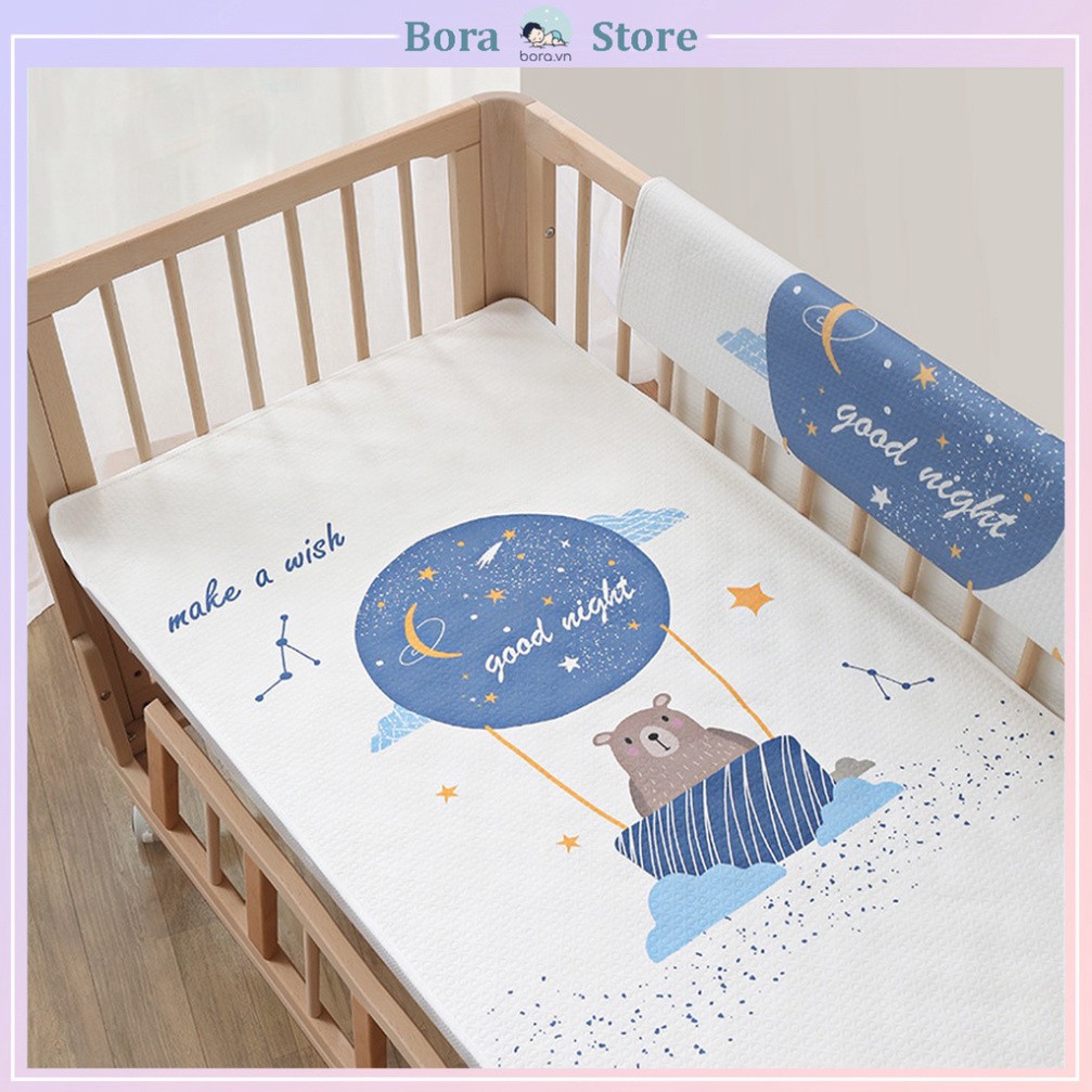 ⚡Tấm lót chống thấm cho bé 4 lớp, thoáng khí, có thể giặt được 50x70cm {cao cấp}