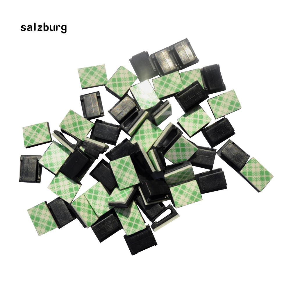 Bộ 40 kẹp giữ dây dẫn dây cáp cho xe hơi