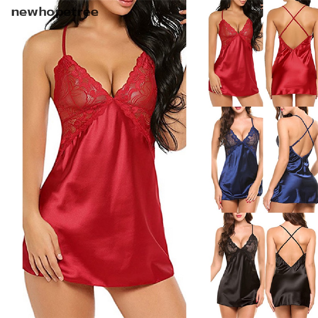 Đầm Ngủ BằNg VảI LụA GợI CảM Cho Nữ