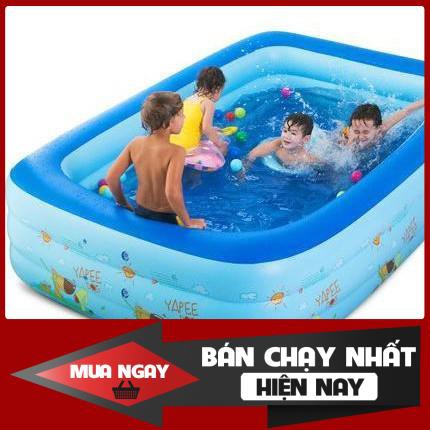Bể phao bơm hơi cao cấp cho bé tắm ngày hè 1m8- đồ chơi vận động, bể phao hơi cho bé và gia đình chất lượng