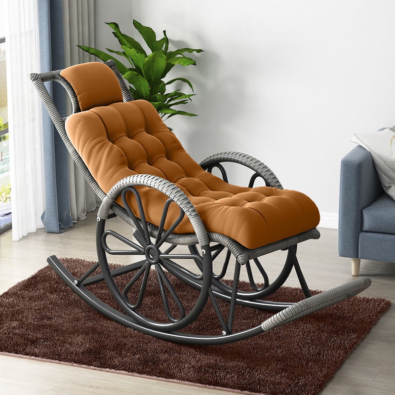 Ghế Tựa Ngủ Trưa Cho Người Lớn Ghế Lười Ban Công Phòng Khách Ghế Bập Bênh Giải Trí Cho Người Già