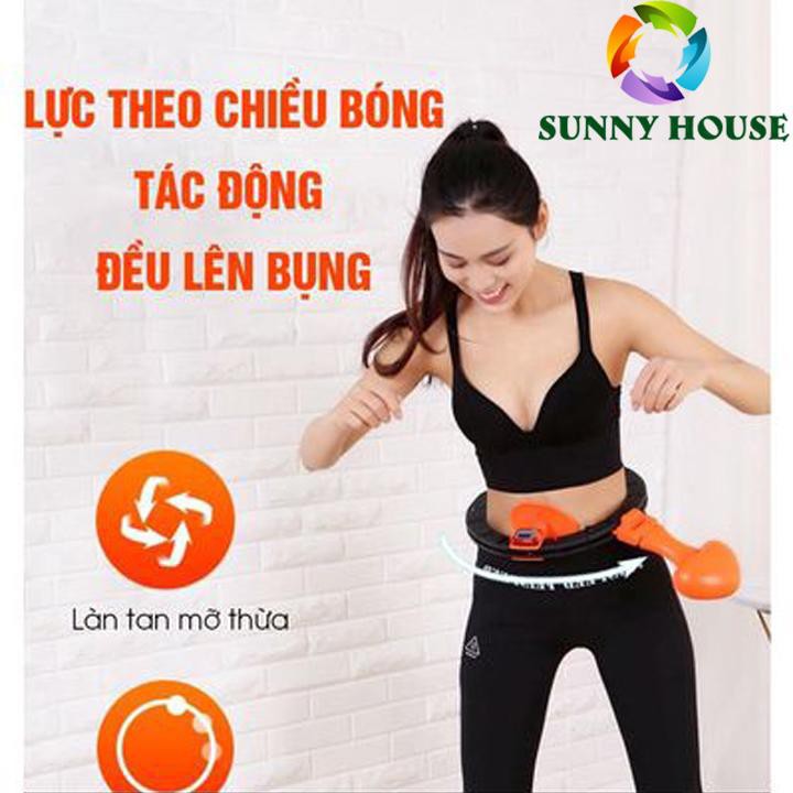 Vòng lắc eo thông minh thon gọn HULA ( Ảnh Thật + Video )