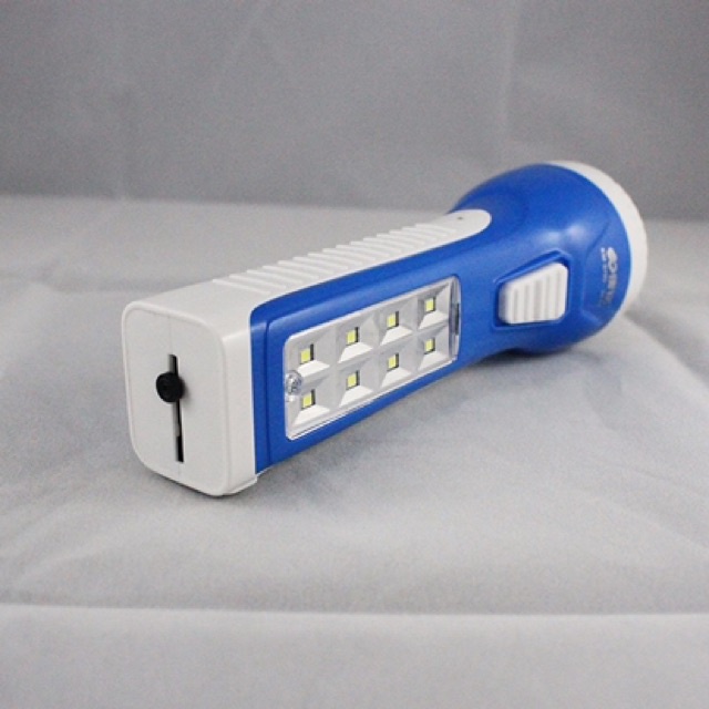 Đèn pin Led sạc đa năng 2 trong 1 KM 8796 ( giao màu ngẫu nhiên )