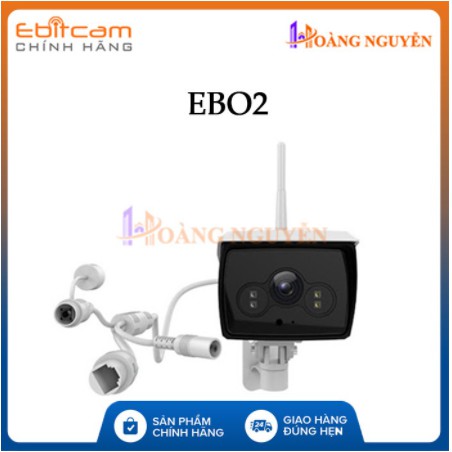 Camera kết nối WIFI Ngoài trời EBITCAM EBO2 STARLIGHT - Đèn ánh sáng trắng tự động