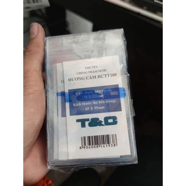 Hộp 50 thẻ đeo chống thấm nước Hương Cầm