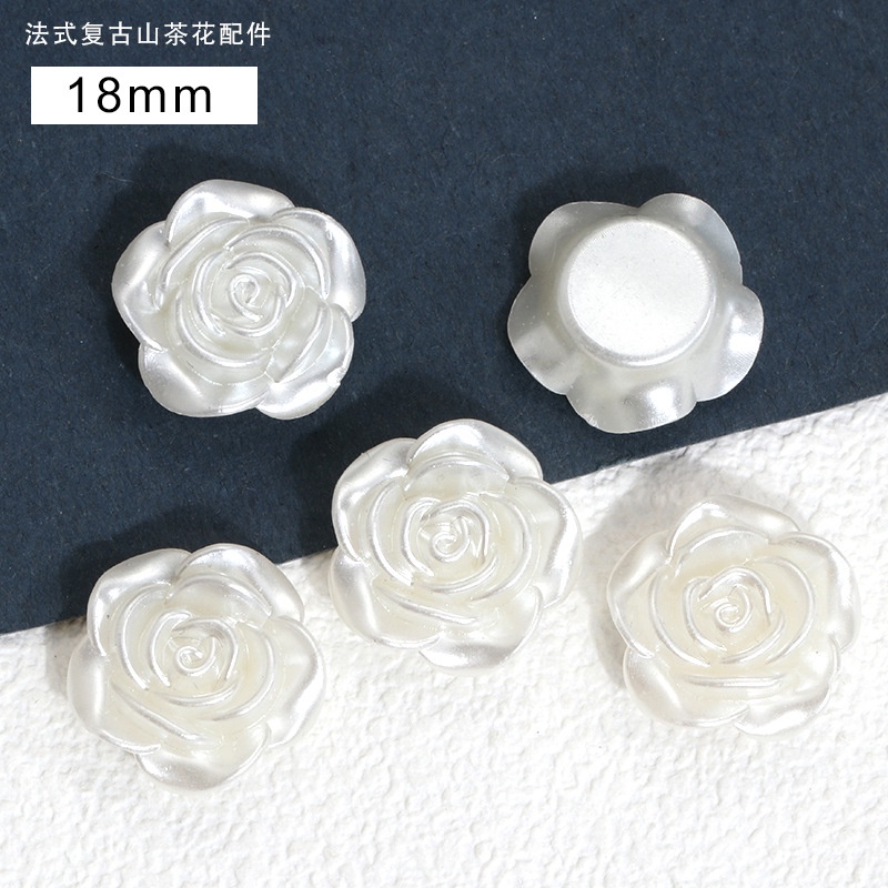 Kẹp Tóc / Vòng cổ / Bông Tai Hình Hoa Trà Đính Ngọc Trai Phong Cách Nhật