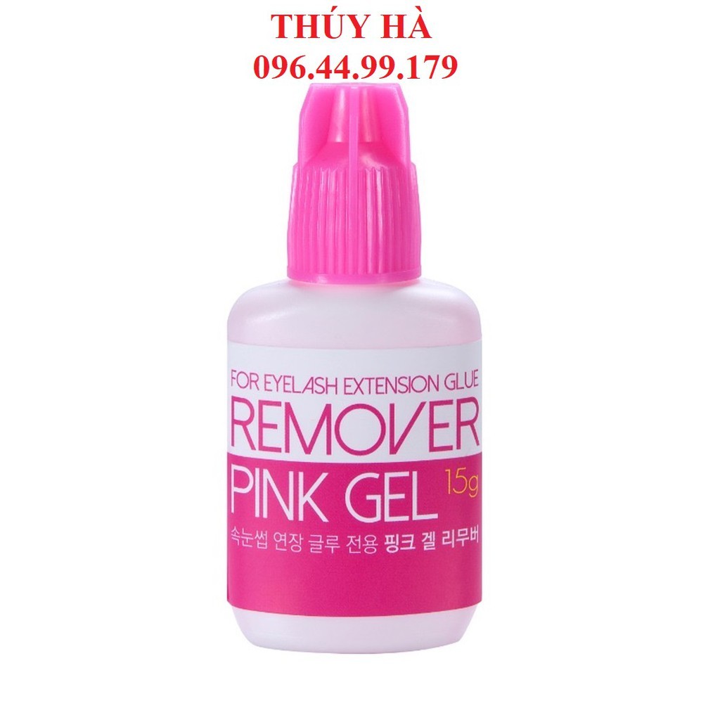 Gel tháo mi hồng remover gel_dụng cụ nối mi_THÚY HÀ