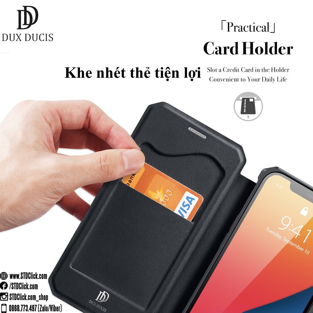 BAO DA IPHONE 13 - 13 PRO - 13 PRO MAX DUX DUCIS SKIN X CHÍNH HÃNG