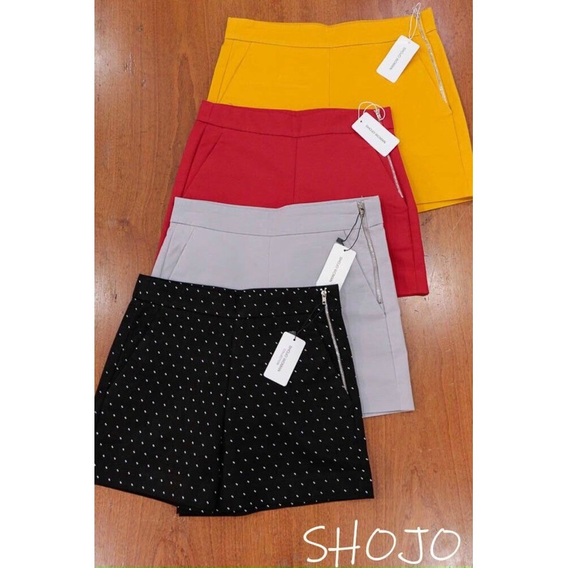 QUẦN SHORT KAKI NỮ DÂY KÉO BÊN HÔNG LƯNG CAO CẬP BẾN .