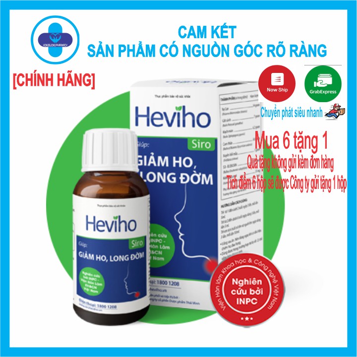 Siro Heviho - Khỏi lo bé ho đờm