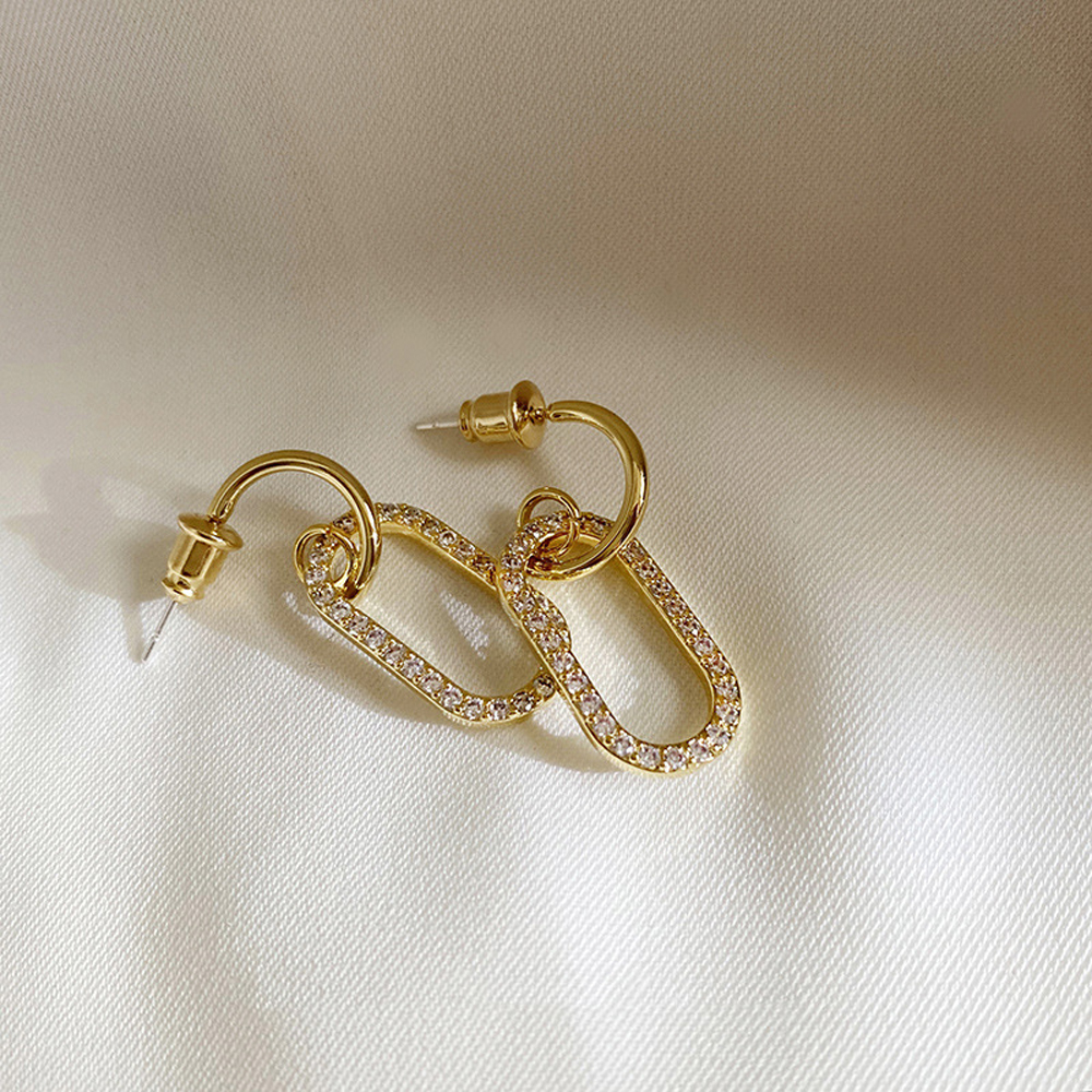 Khuyên tai S925 dáng dài đính ngọc trai thời trang cho nữ