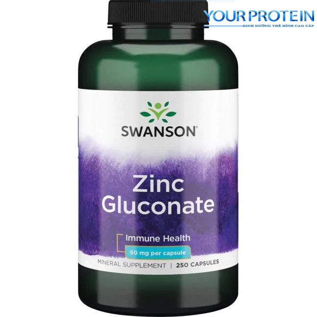 Viên Bổ Sung Kẽm Zinc Swanson 50mg