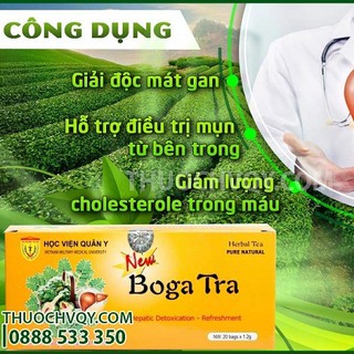Trà Bổ Gan BOGA TRA, Thanh Nhiệt, Giải Độc, Mát Gan Của Học Viện Quân Y [bogatra]
