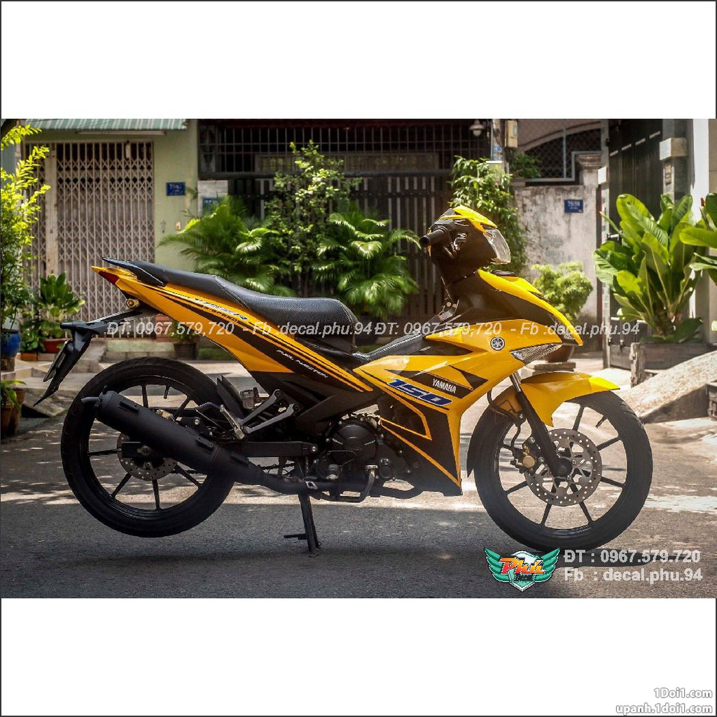 Tem Rời Exciter 150 vàng đen Mới, (J)