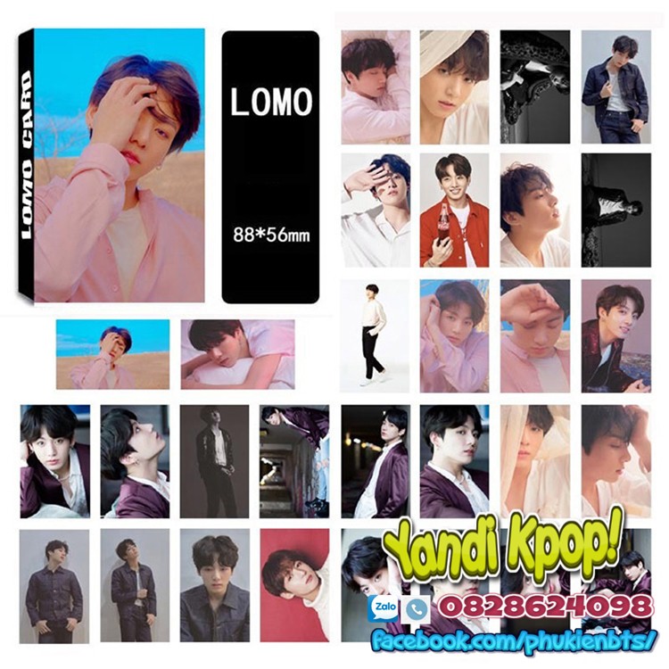 Lomo Card Jungkook BTS - Đủ Loại 2013-2019