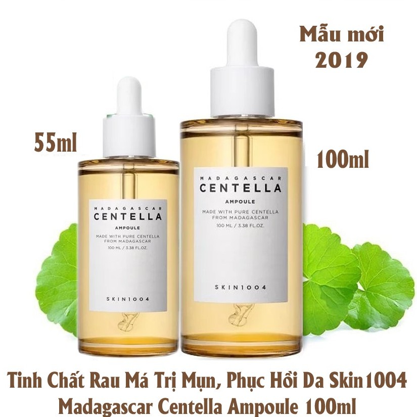 Skin1004 - Tinh Chất Rau Má Cho Da Mụn, Phục Hồi Da Madagascar Centella Asiatica 100 Ampoule