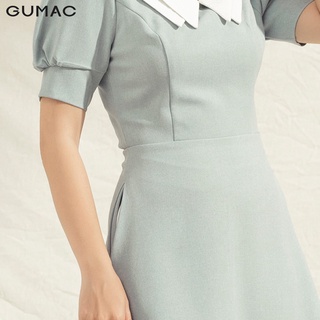 Đầm cổ peter 2 lớp DA1162 GUMAC