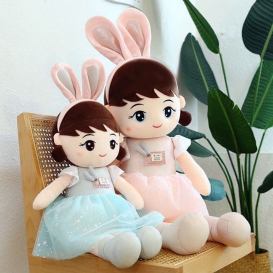 Búp Bê Tai Thỏ , Quà Tặng Cho Bé Size 60-80-1M