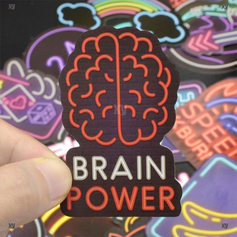 Set 50 Miếng Dán Dạ Quang Trang Trí Đa Dụng Chất Lượng Cao