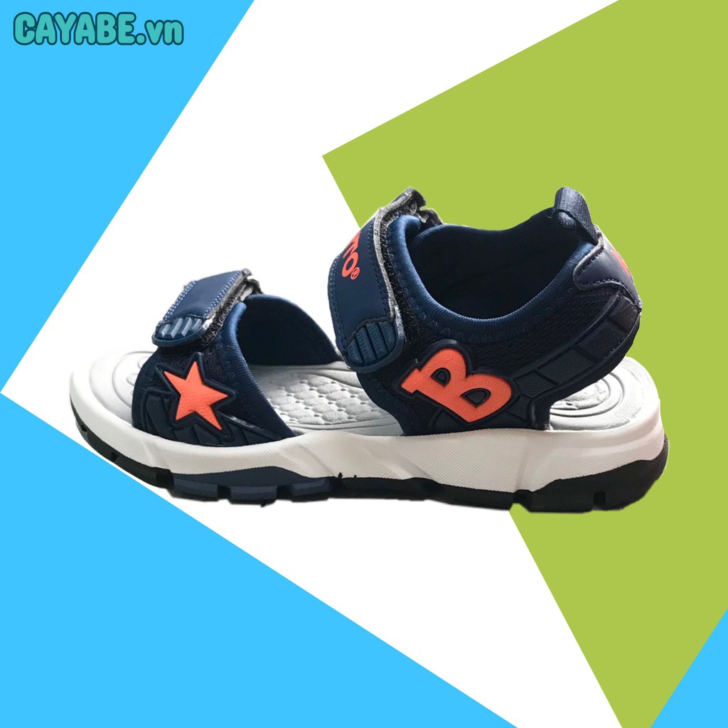 GIÀY SANDAL TRẺ EM CAYABE MÀU XANH NAVY THỂ THAO CHỮ B