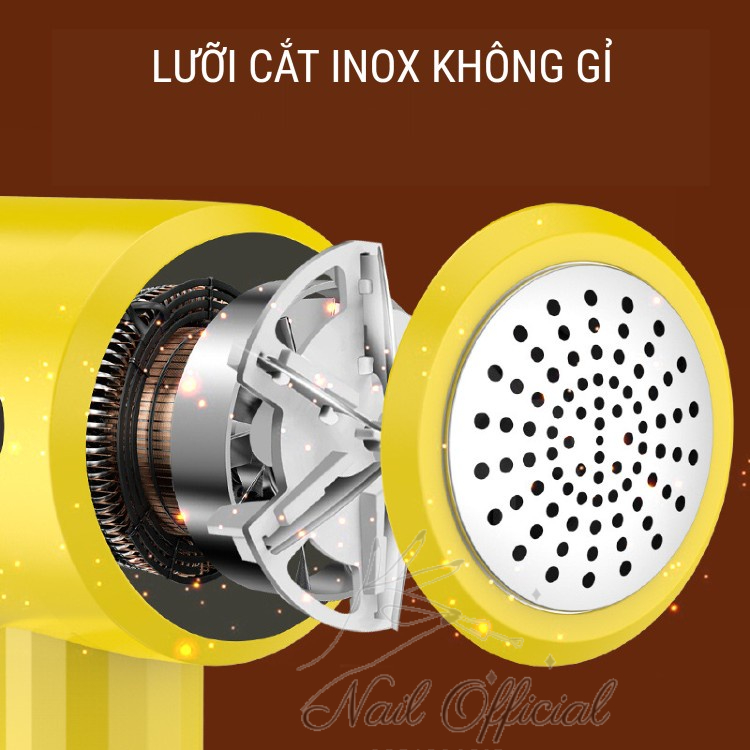 Máy Cắt Lông Xù 2 in 1 Kiêm Con Lăn Làm Sạch Quần Áo, Sạc USB Tiện Dụng - CN34