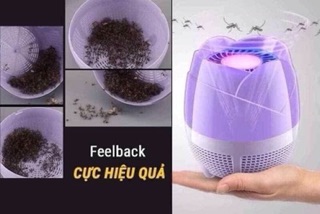 ĐÈN BẮT MUỖI HOA SEN XINH XẮN