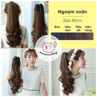 Tóc giả ngoạm xoăn 45cm
