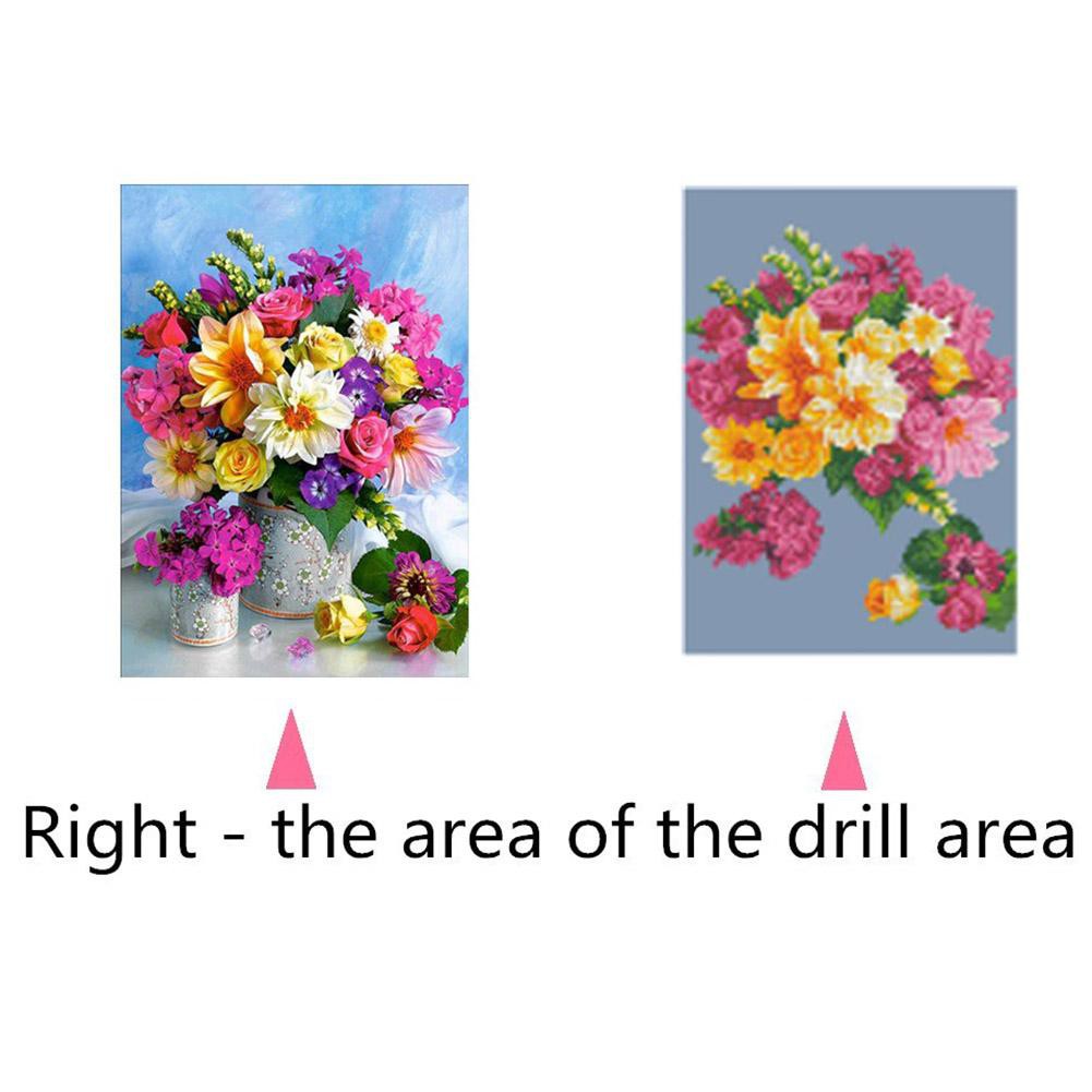 Bộ tranh đính đá 5D tự làm họa tiết hoa trang nhã | BigBuy360 - bigbuy360.vn