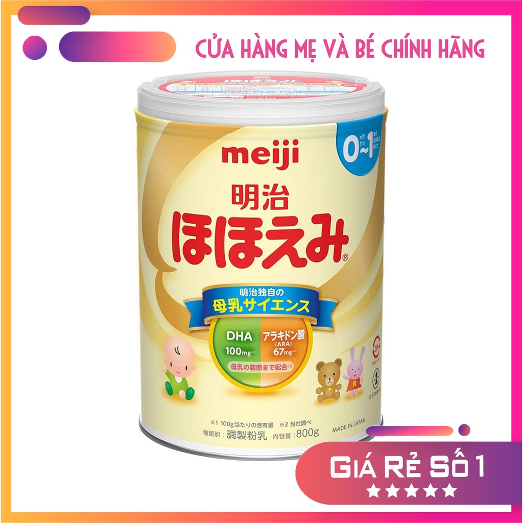 Sữa Bột Meiji Nhật 0-1 (800g)