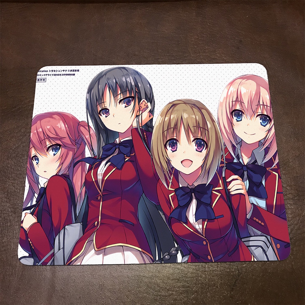 Lót chuột máy tính Anime Classroom of the Elite Wallpapers 1 Mousepad cao su êm ái. Nhận in theo yêu cầu